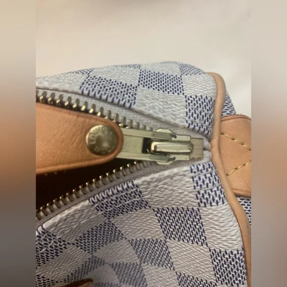 Speedy 30 Damier Azur Louis Vuitton - Picture 3 of 14